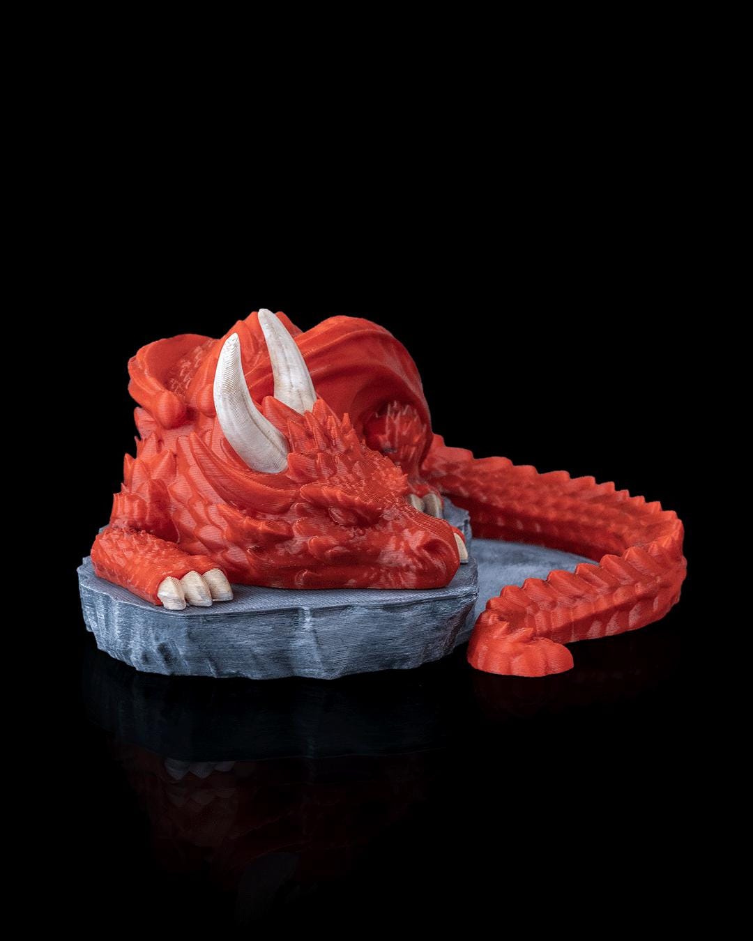 Sleeping Dragon Dice Holder, 3D Printed RPG Accessory, Fantasy Tabletop Dice Tray - product image 2