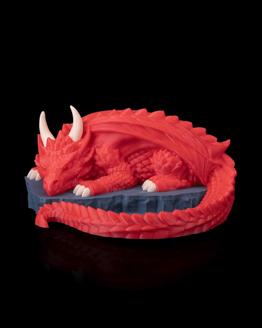 Sleeping Dragon Dice Holder, 3D Printed RPG Accessory, Fantasy Tabletop Dice Tray - product image 3