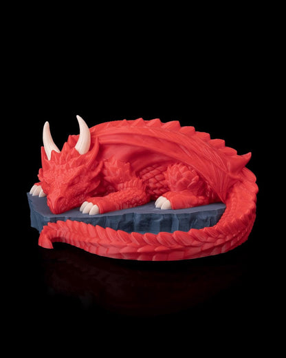 Sleeping Dragon Dice Holder, 3D Printed RPG Accessory, Fantasy Tabletop Dice Tray - product image 3