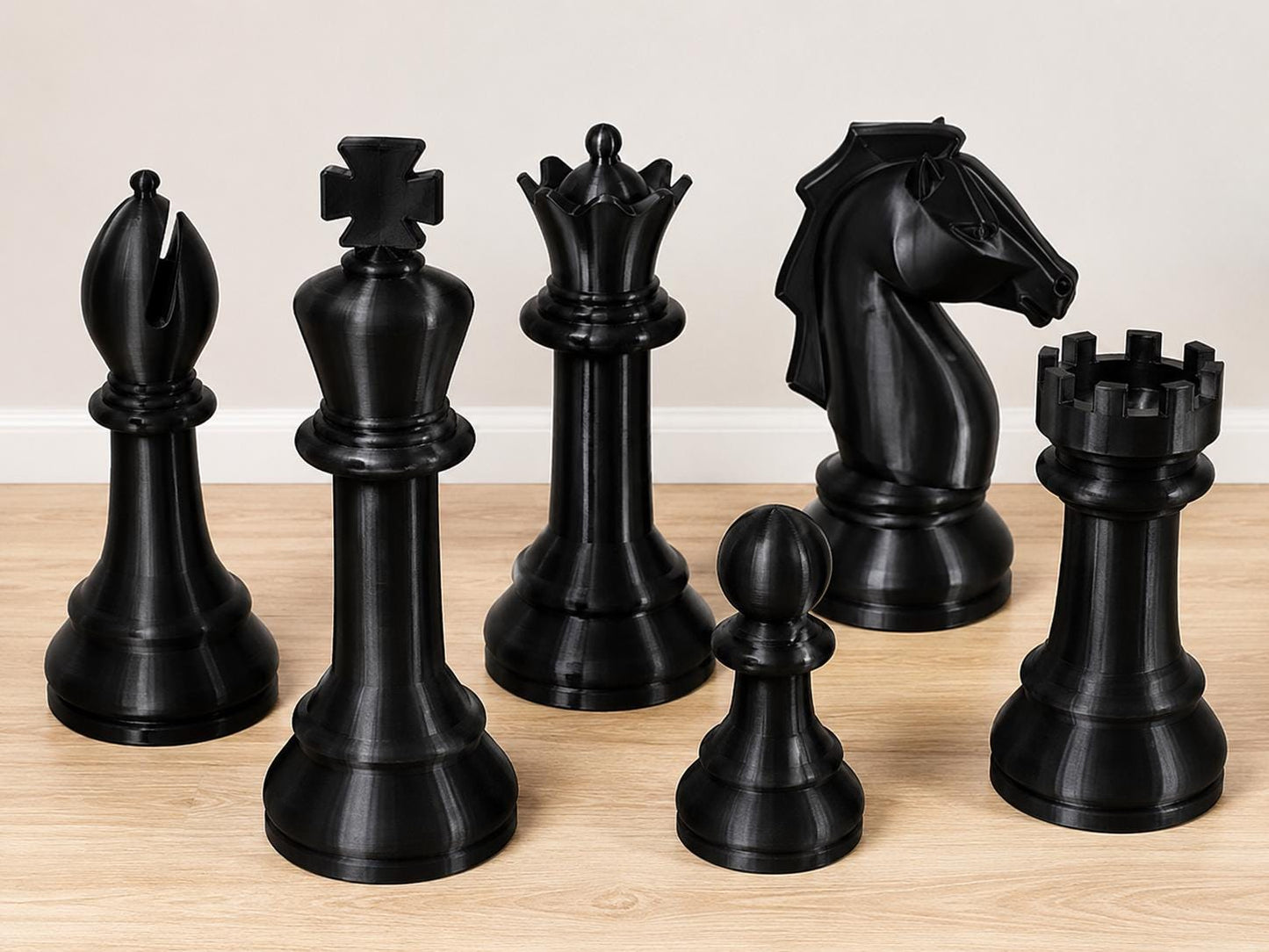 Giant Chess Piece Decor – 10 Inch Black King, Queen, Knight, Rook, Bishop or Pawn - product image 5