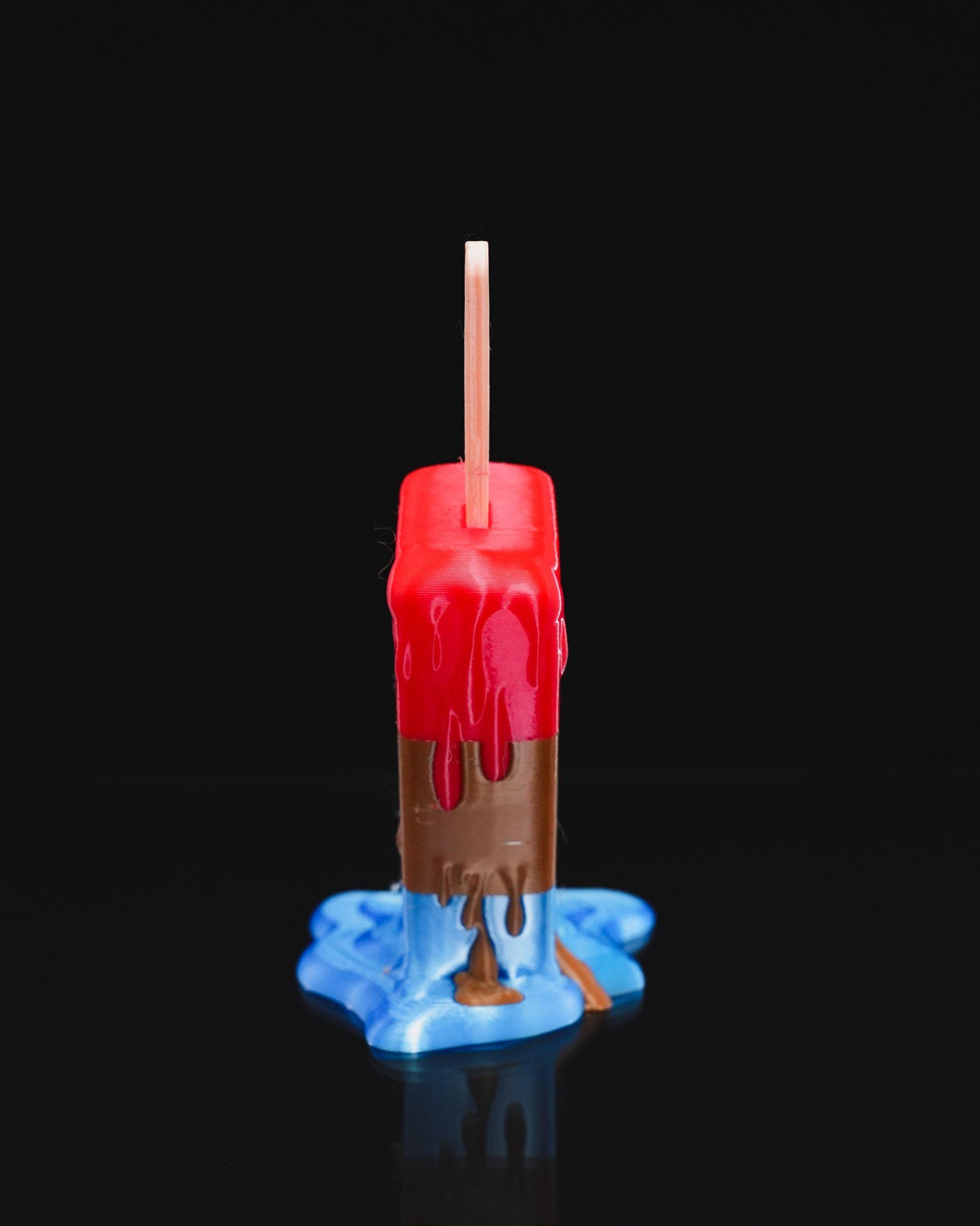 Melting Ice Cream Door Stopper, Popsicle Doorstop, 3D Printed Novelty Door Wedge, Fun Home Decor, Unique Housewarming Gift