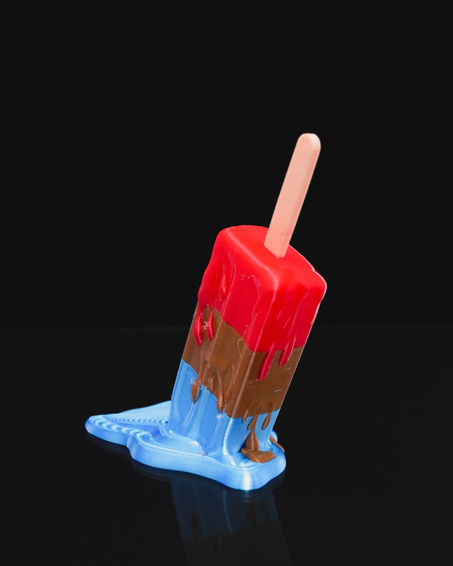 Melting Ice Cream Door Stopper, Popsicle Doorstop, 3D Printed Novelty Door Wedge, Fun Home Decor, Unique Housewarming Gift