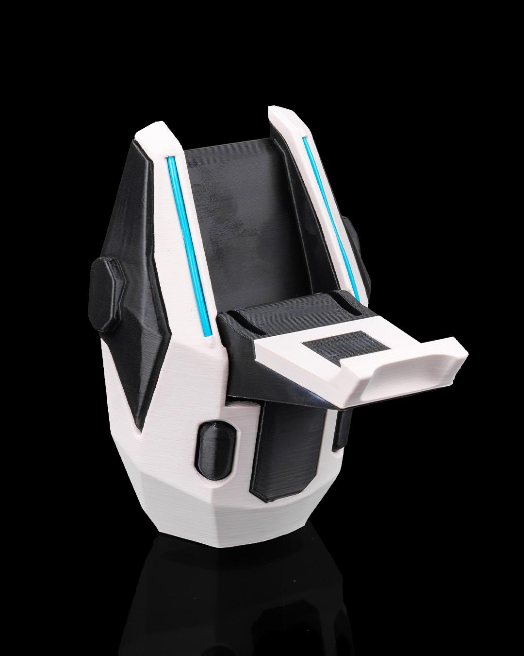 Comms Frame Headphone Holder, Wall Mounted Gaming Headset Stand, 3D Printed Headset Hanger, Desk Setup Wall Organizer