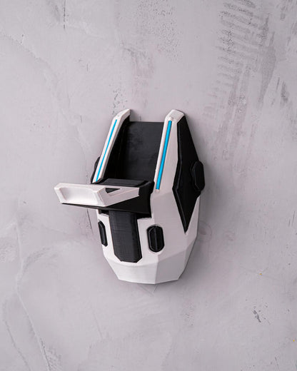 3D Printed Headset Holder, Wall Mounted Gaming Stand, Desk Organizer Hanger - product image 3