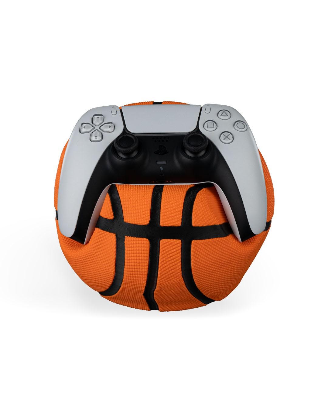 Swish Basketball Controller Holder Compatible with Xbox & PS5 Controllers, 3D Printed Gaming Stand, Gamer Desk Decor