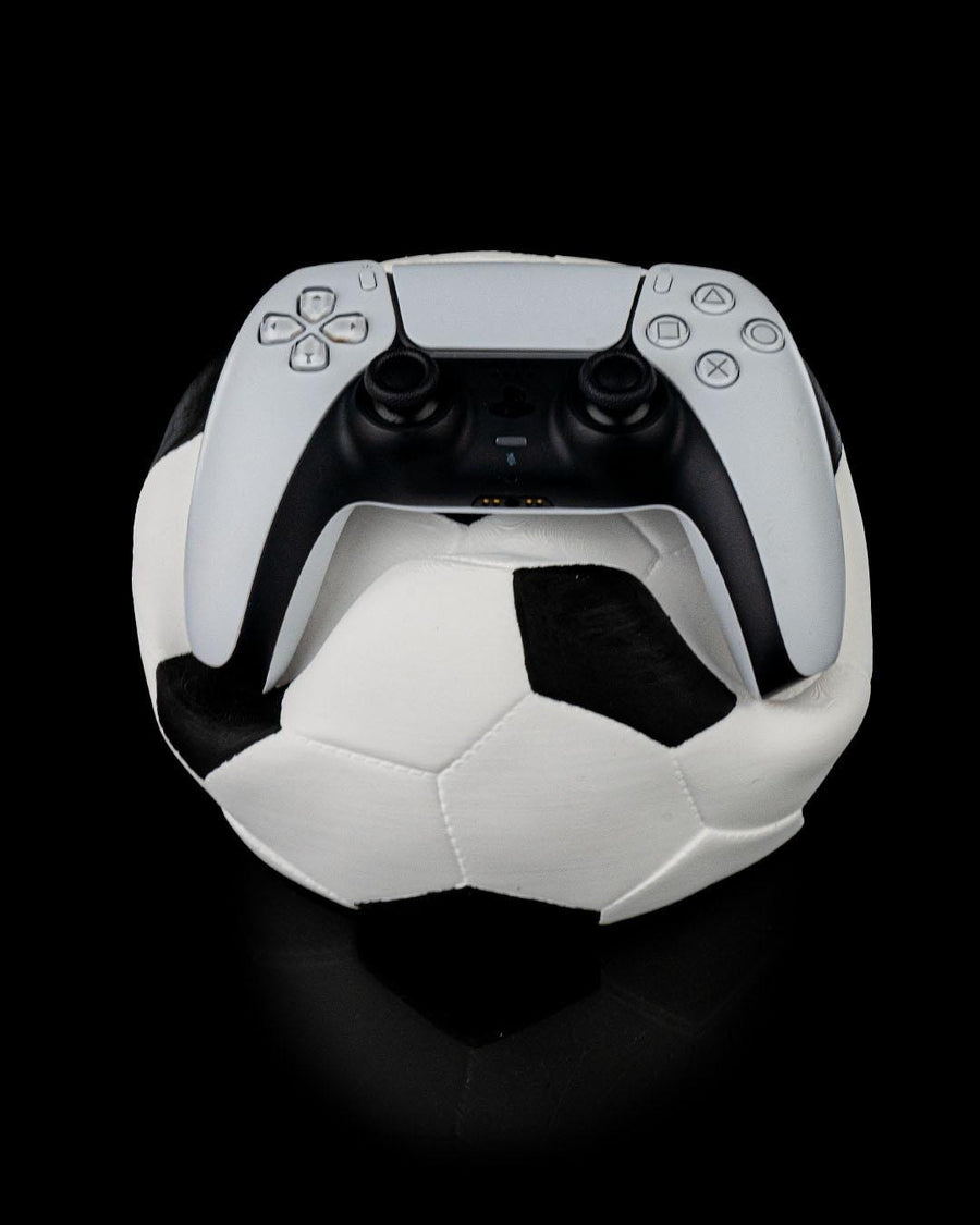 Soccer Ball Controller Holder, Football Gaming Controller Stand Compatible with Xbox & PS5 Style Controllers, 3D Printed Gamer Gift