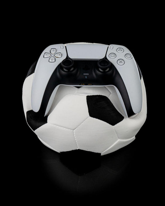 Soccer Ball Controller Holder, Football Gaming Controller Stand Compatible with Xbox & PS5 Style Controllers, 3D Printed Gamer Gift