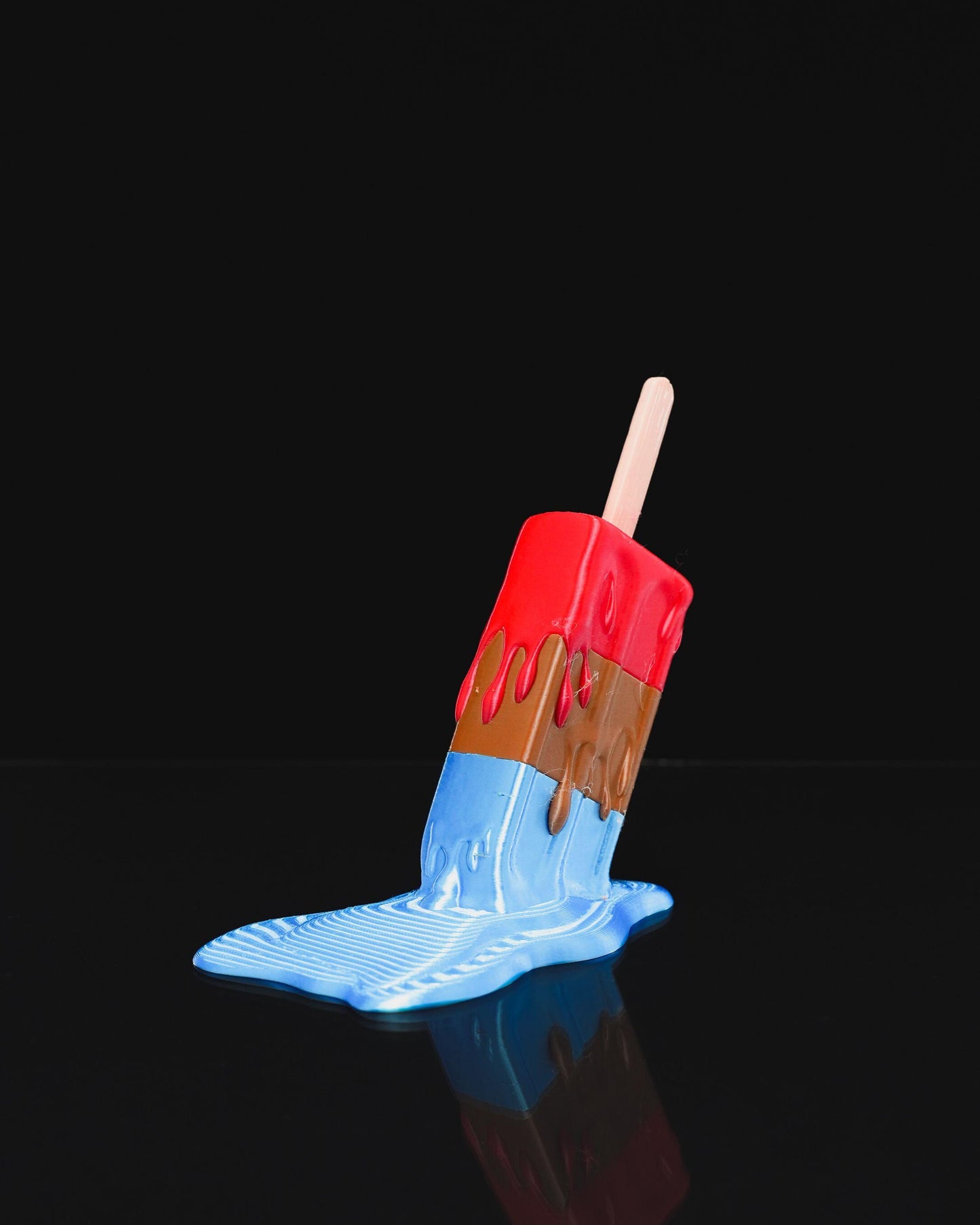 Melting Ice Cream Door Stopper, Popsicle Doorstop, 3D Printed Novelty Door Wedge, Fun Home Decor, Unique Housewarming Gift