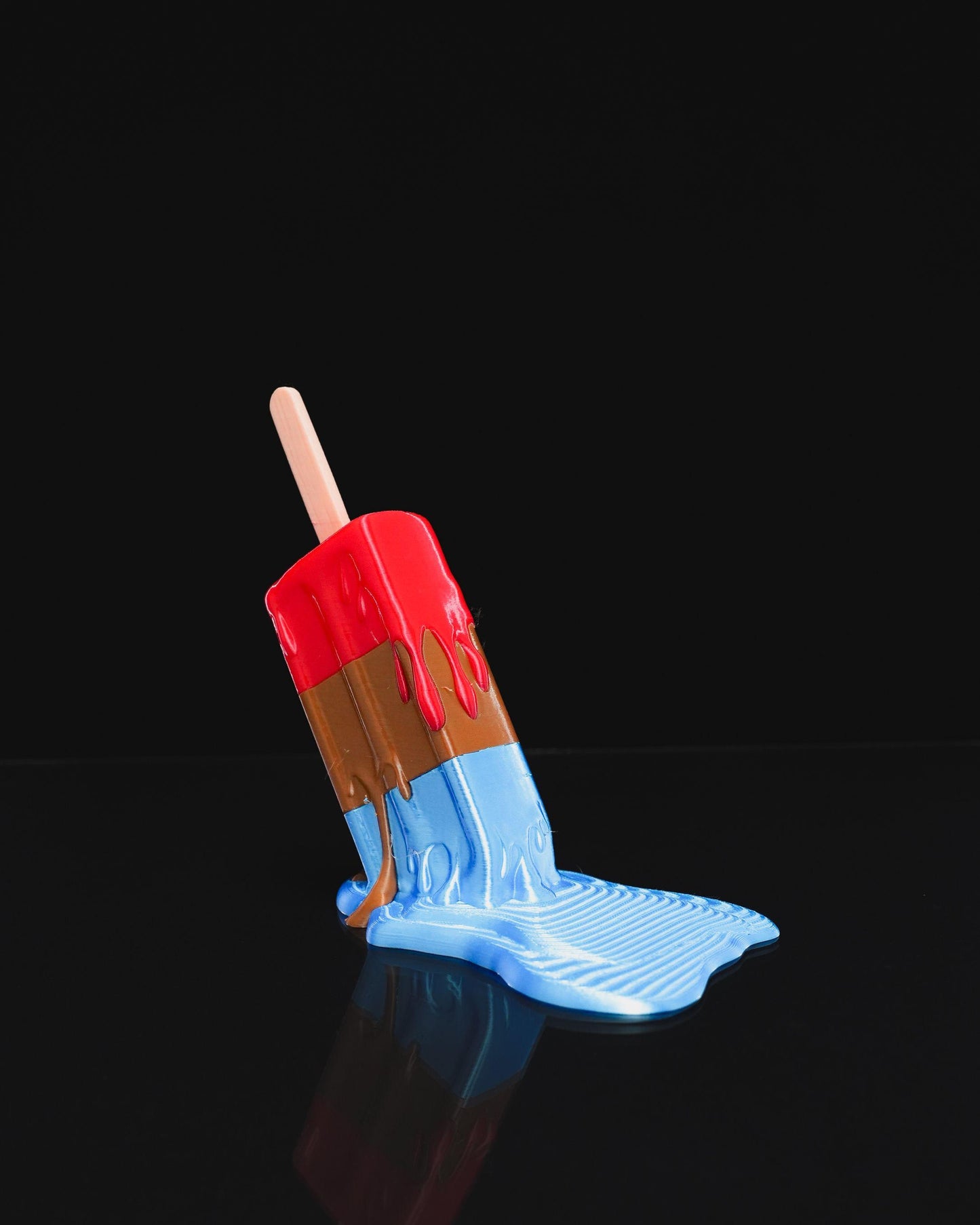 Melting Ice Cream Door Stopper, Popsicle Doorstop, 3D Printed Novelty Door Wedge, Fun Home Decor, Unique Housewarming Gift