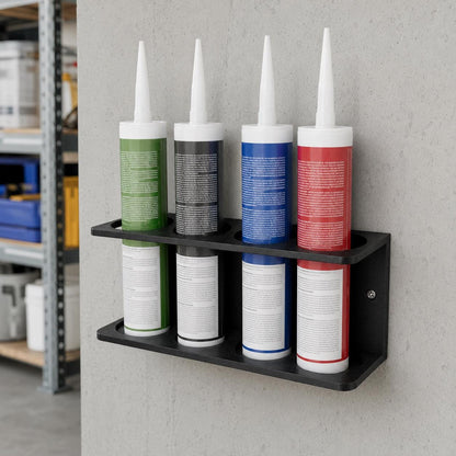 Caulk Tube Wall Holder – 4-Slot Sealant and Construction Adhesive Organizer - product image 3