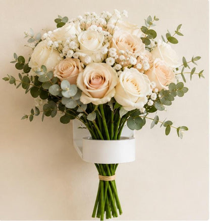 Wedding Pew Flower Holder | Bridal Aisle Bouquet Holder | Church Pew Floral Mount | Ceremony Pew Decoration | Wedding Decor