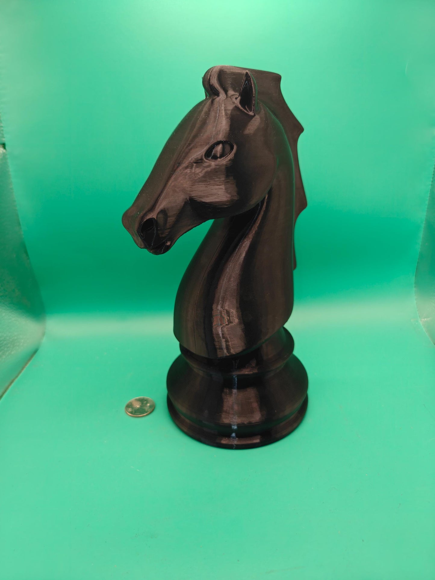 Giant Chess Piece Decor – 10 Inch Black King, Queen, Knight, Rook, Bishop or Pawn - product image 1