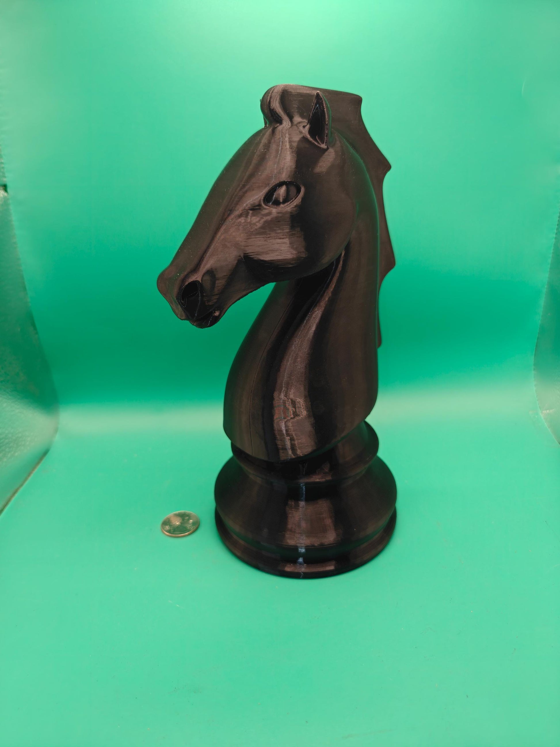 Giant Chess Piece Decor – 10 Inch Black King, Queen, Knight, Rook, Bishop or Pawn - product image 1