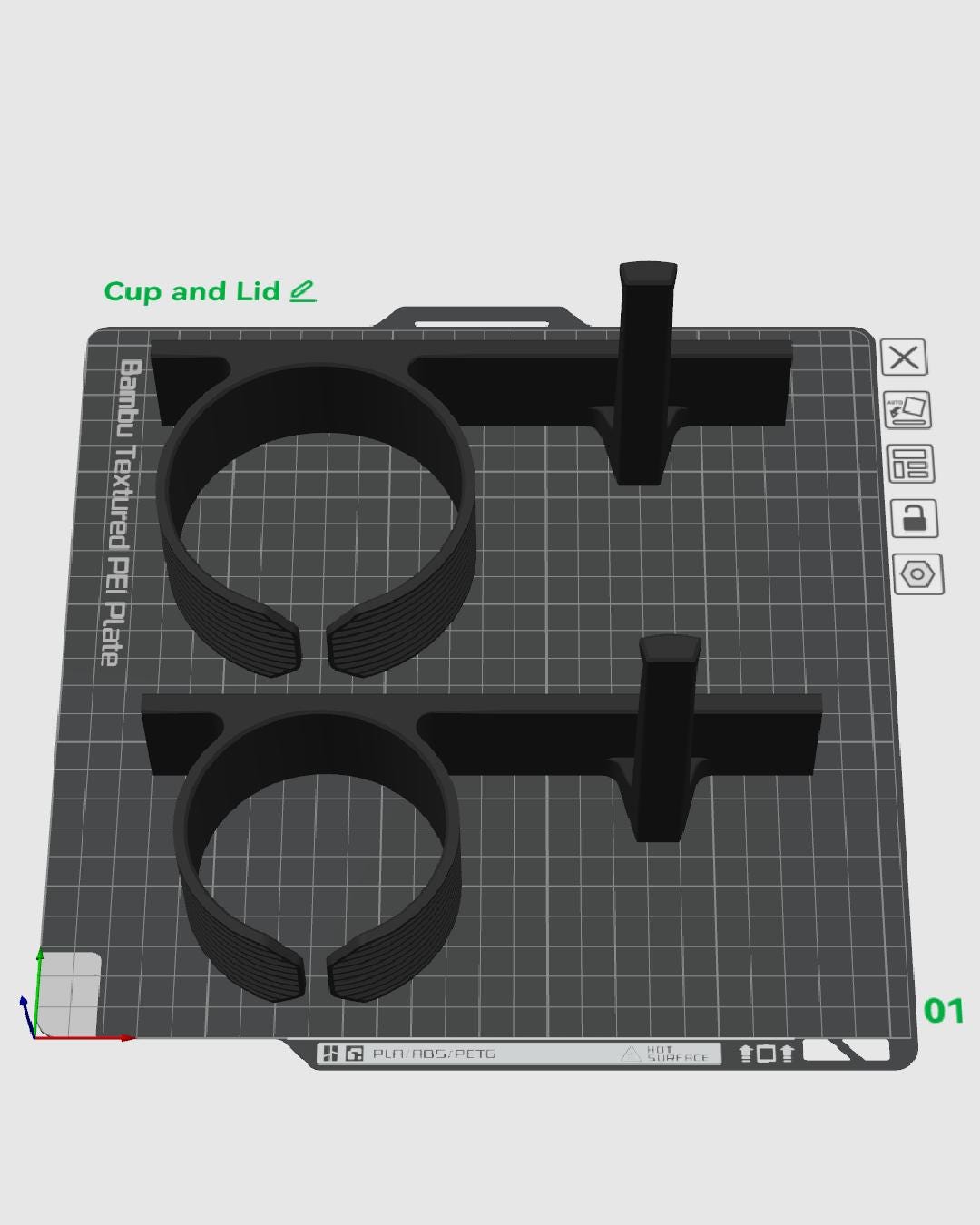 Under Cabinet Cup Holder Rail, 3D Printed Mug Rack, Under Shelf Tumbler Organizer, Space Saving Kitchen Storage, No Drill Coffee Mug Hanger