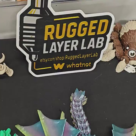 Custom 3D Printed Logo Sign
