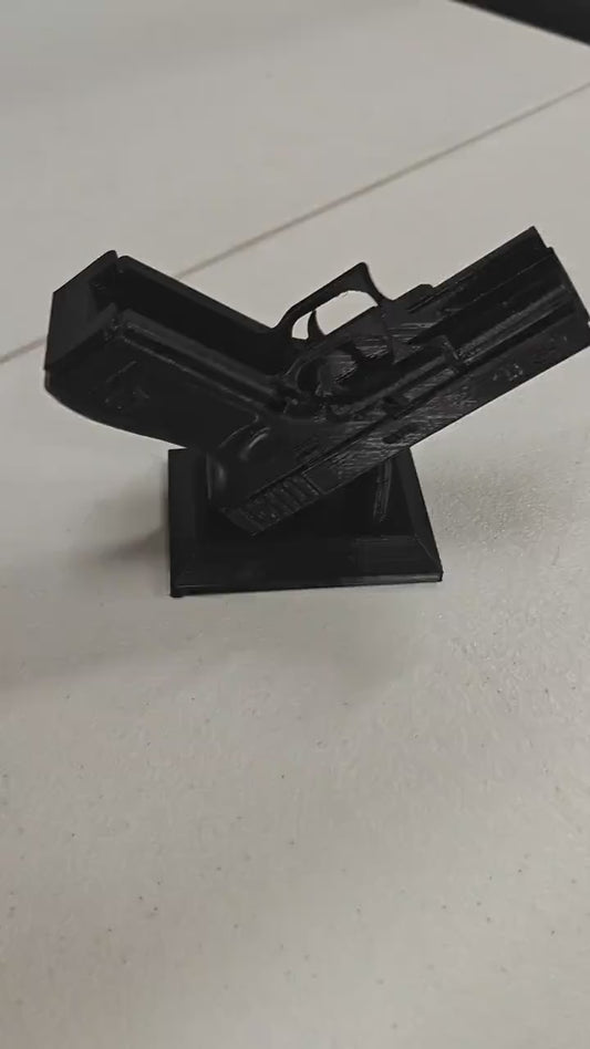 Glock Style Business Card Holder | Desk Display | Gun-Inspired Office Organizer | Custom Desk Decor Gift