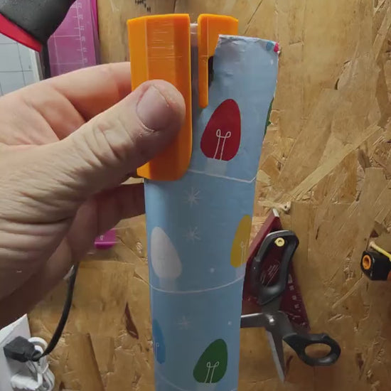 Christmas Wrapping Paper Cutter - Sliding Gift Wrap Tool