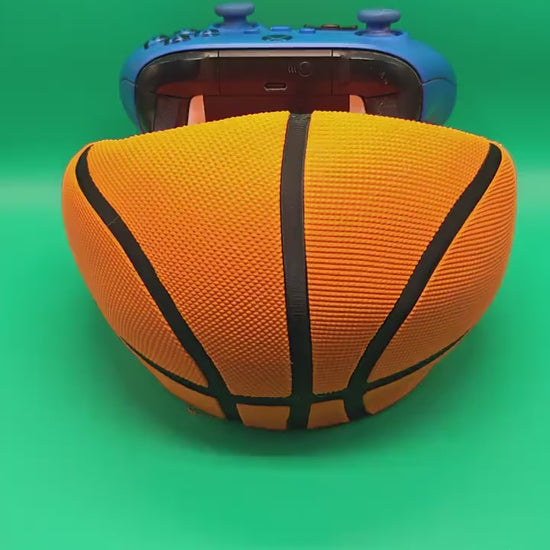 Swish Basketball Controller Holder Compatible with Xbox & PS5 Controllers, 3D Printed Gaming Stand, Gamer Desk Decor