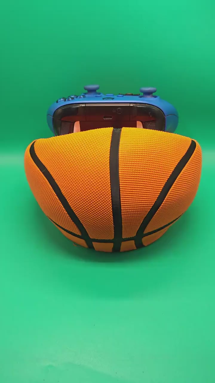Swish Basketball Controller Holder Compatible with Xbox & PS5 Controllers, 3D Printed Gaming Stand, Gamer Desk Decor
