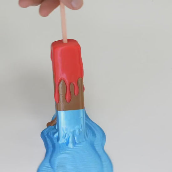 Melting Ice Cream Door Stopper, Popsicle Doorstop, 3D Printed Novelty Door Wedge, Fun Home Decor, Unique Housewarming Gift